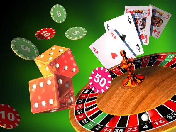 Slot game reels spinning with colorful symbols